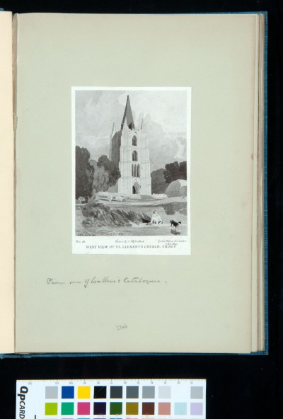 *West View of St. Clement's Church, Tilney* by John Sell Cotman