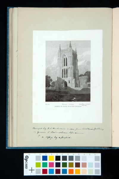 TOWER OF WEST WALTON CHURCH