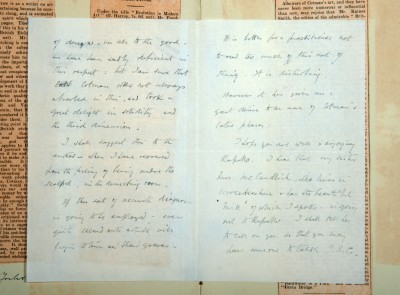 Letter from [Lewis] G. Fry to Sydney Kitson