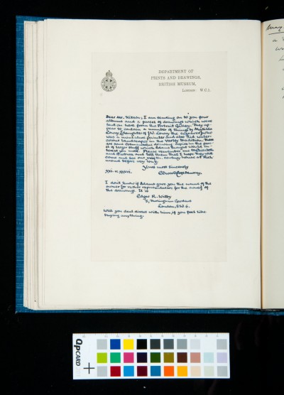 Letter to SDK from Edward Croft Murray, 21 May 1936