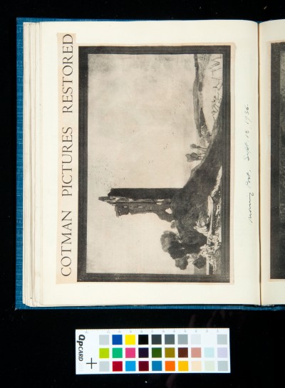 Restoration of works by Cotman and Crome: article from the *Morning Post*, 18 Sept. 1936 (1)