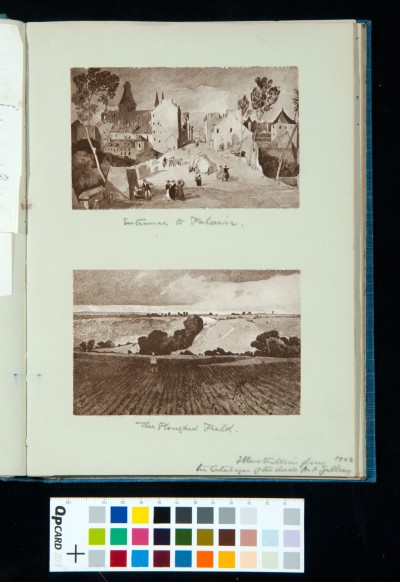'Entrance to Falaise' & 'The Ploughed Field'