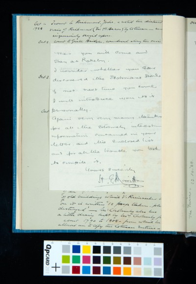 Letter from H. E. Morritt to Kitson, continued