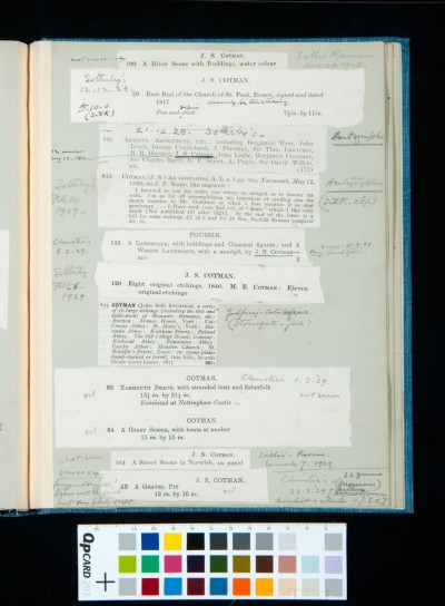 Auction List, 1928-29