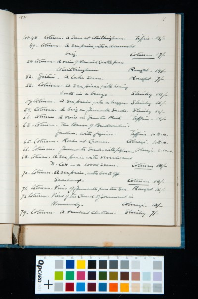 Christie's catalogue 1836
