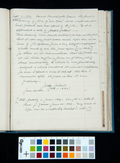 Diary entry 13 Sept. 1930