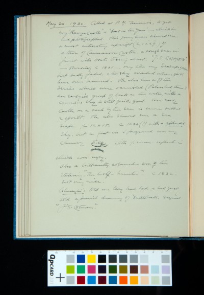 Kitson's diary entry for 30 May 1932