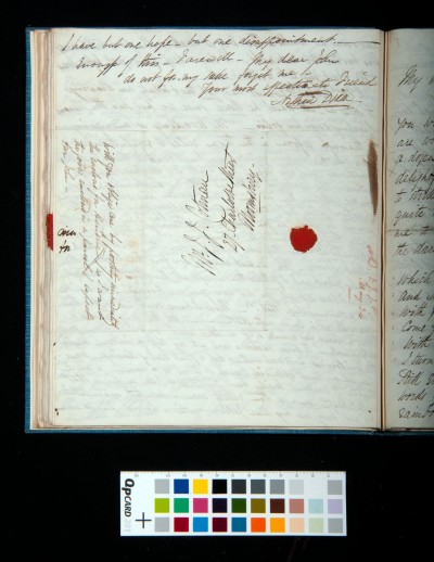 Letter of Arthur Dixon to John Joseph Cotman, 21 May 1834