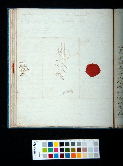 Letter of Arthur Dixon to John Joseph Cotman, 27 September 1834