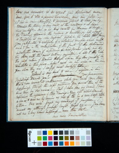 Letter of Arthur Dixon to John Joseph Cotman, 8 March 1834