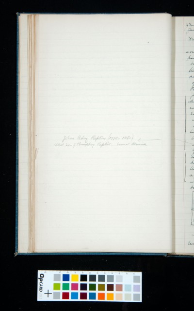 Kitson notes of John Adey Repton