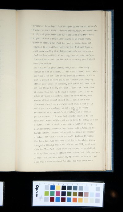 Copy of letter from Ann Cotman to John Joseph Cotman, 28 March 1834